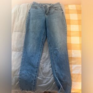 Old navy, women’s size 4, long, high rise, straight OG curvy